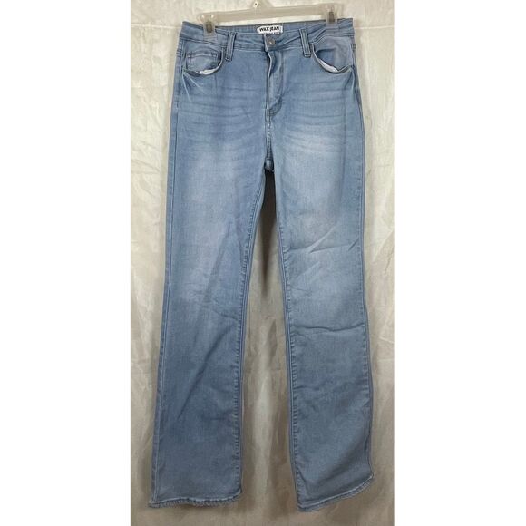 Wax Jean‎ Light Blue High Rise Bootcut Sustainable Denim Jeans Size 11/30 - Picture 1 of 4